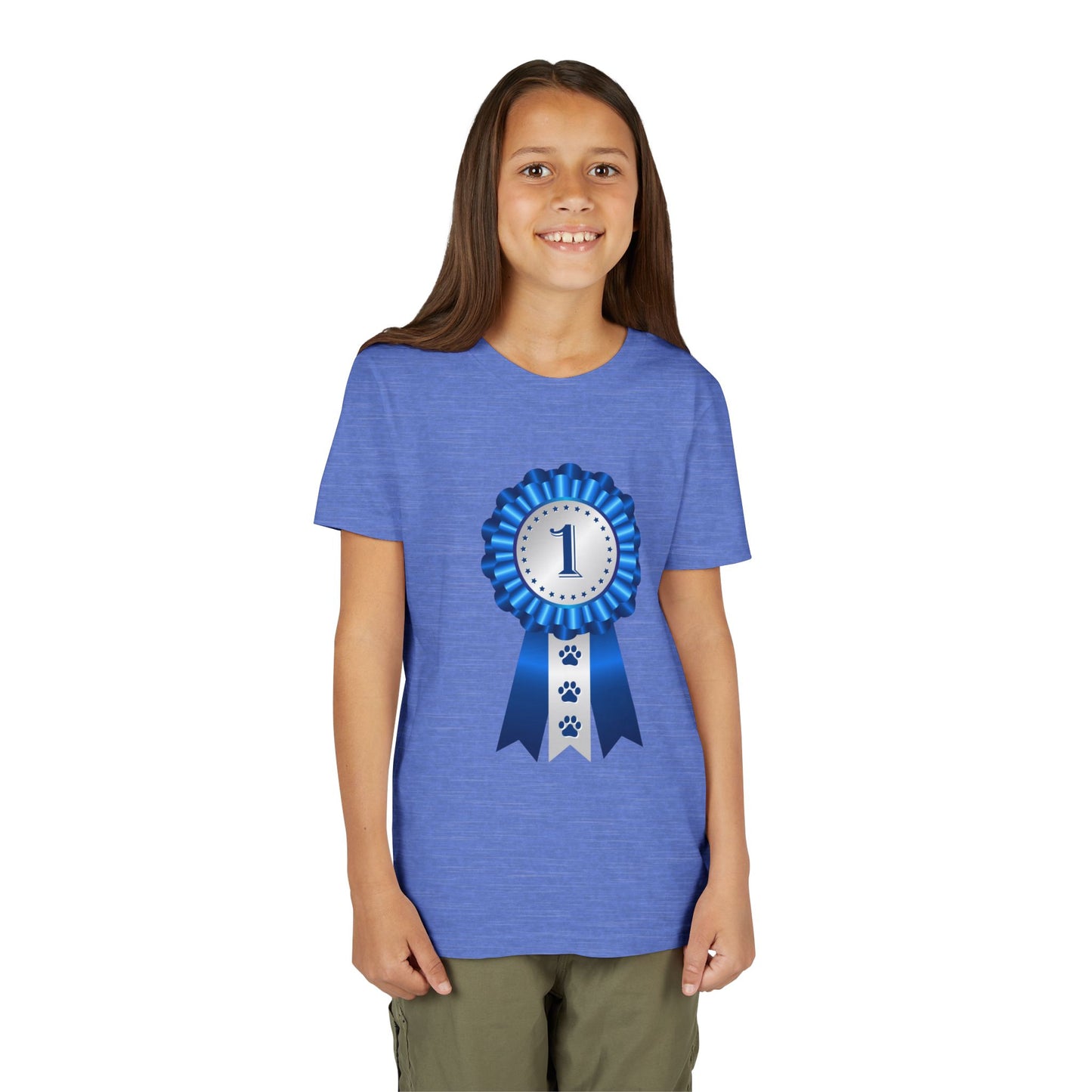 Show Ribbon Youth Unisex Short Sleeve Crewneck Tee
