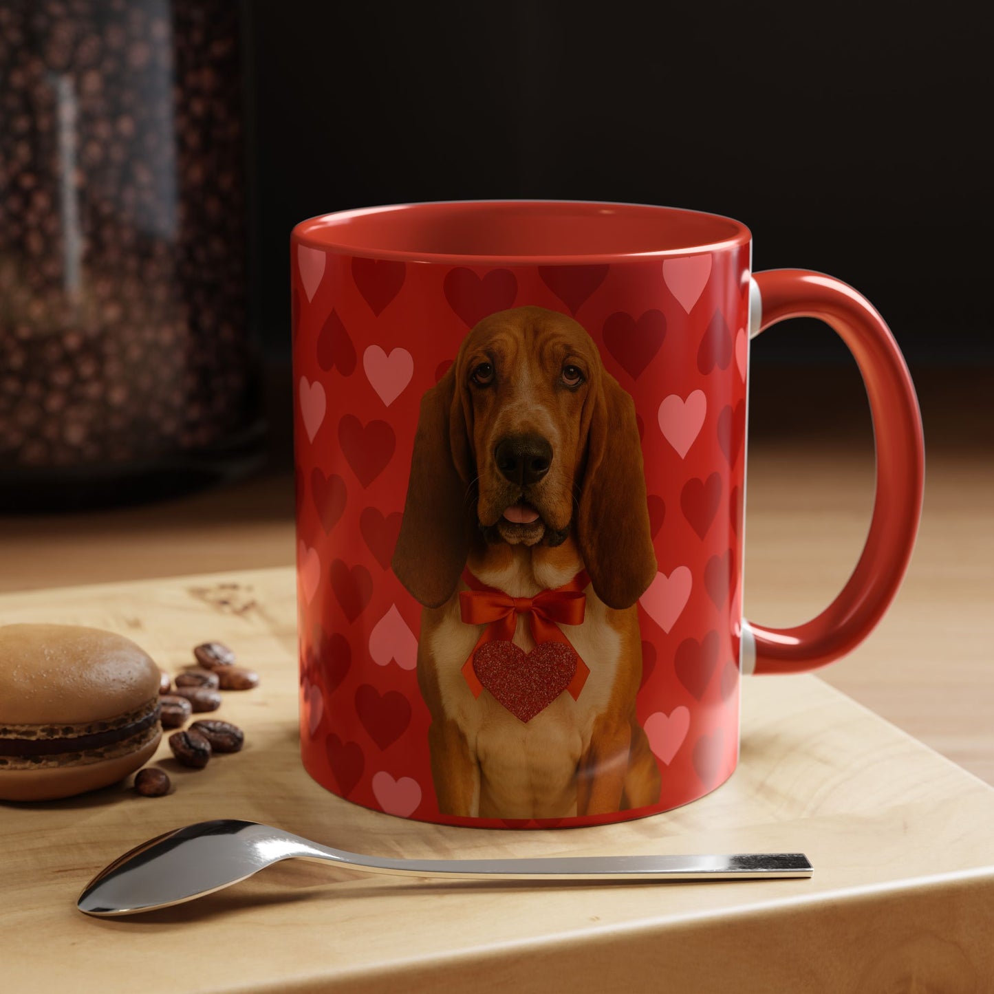 Cupid's Companion Basset 2-Tone Coffee Mug