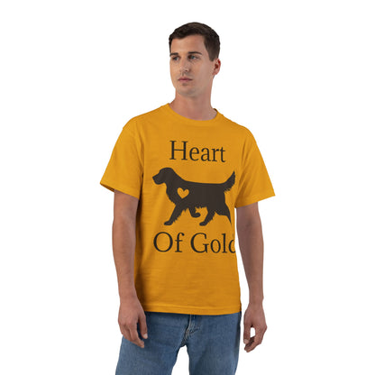 Heart Of Gold Men's Short-Sleeve Crewneck Tee