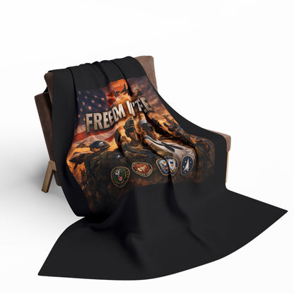 Freedom Isn't Free Arctic Fleece Blanket