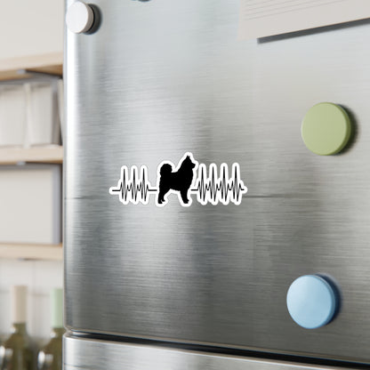 My Heart Beats For Samoyeds Vinyl Decal