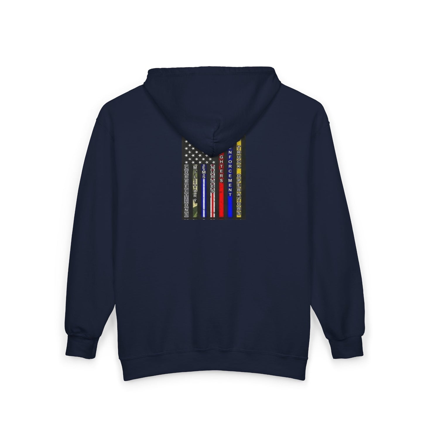 No One Fights Alone Unisex Full Zip Hoodie