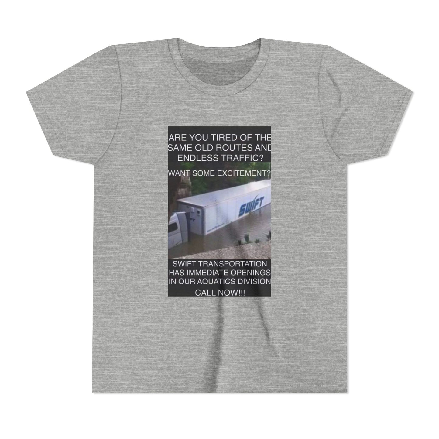 Swift Aquatics Youth Unisex Short Sleeve Crewneck Tee