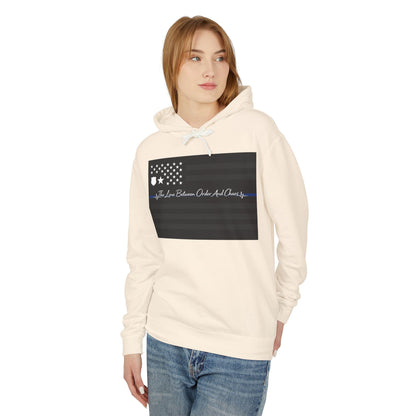 Thin Blue Line Unisex Lightweight Hoodie