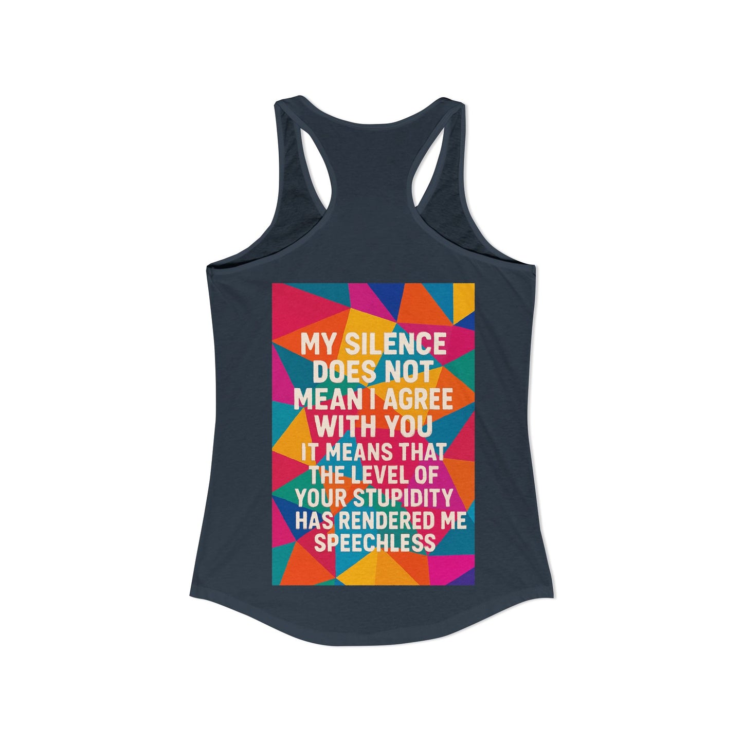 Speechless Women's Racerback Tank