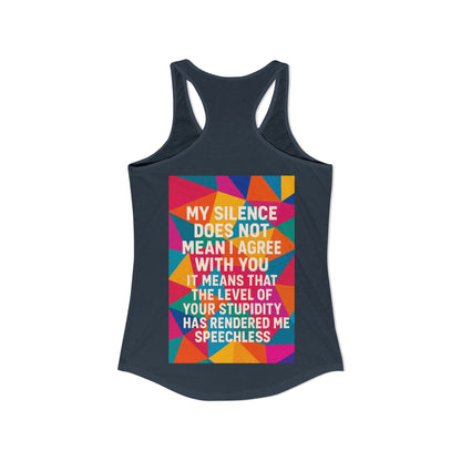 Speechless Women's Racerback Tank