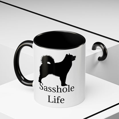 Sasshole Life 2-Tone Coffee Mug