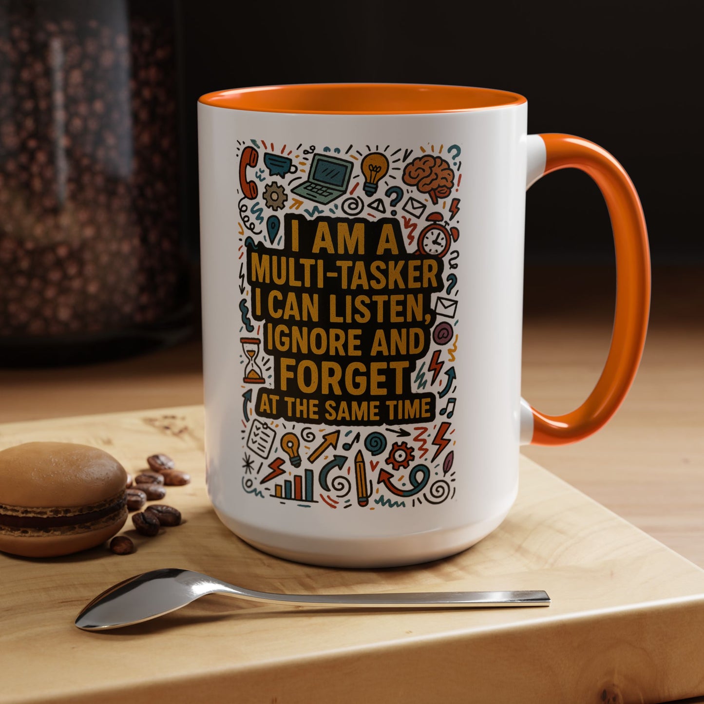 Multi-Tasker 2-Tone Coffee Mug