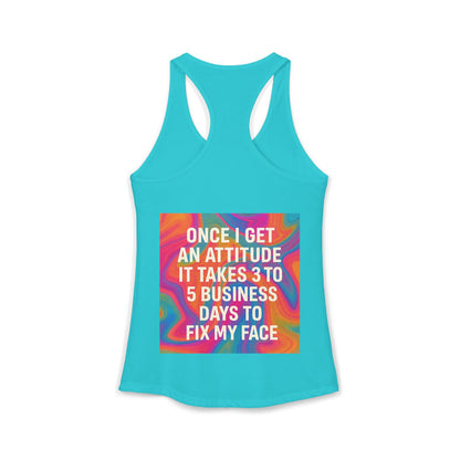 Fix My Face Women's Racerback Tank