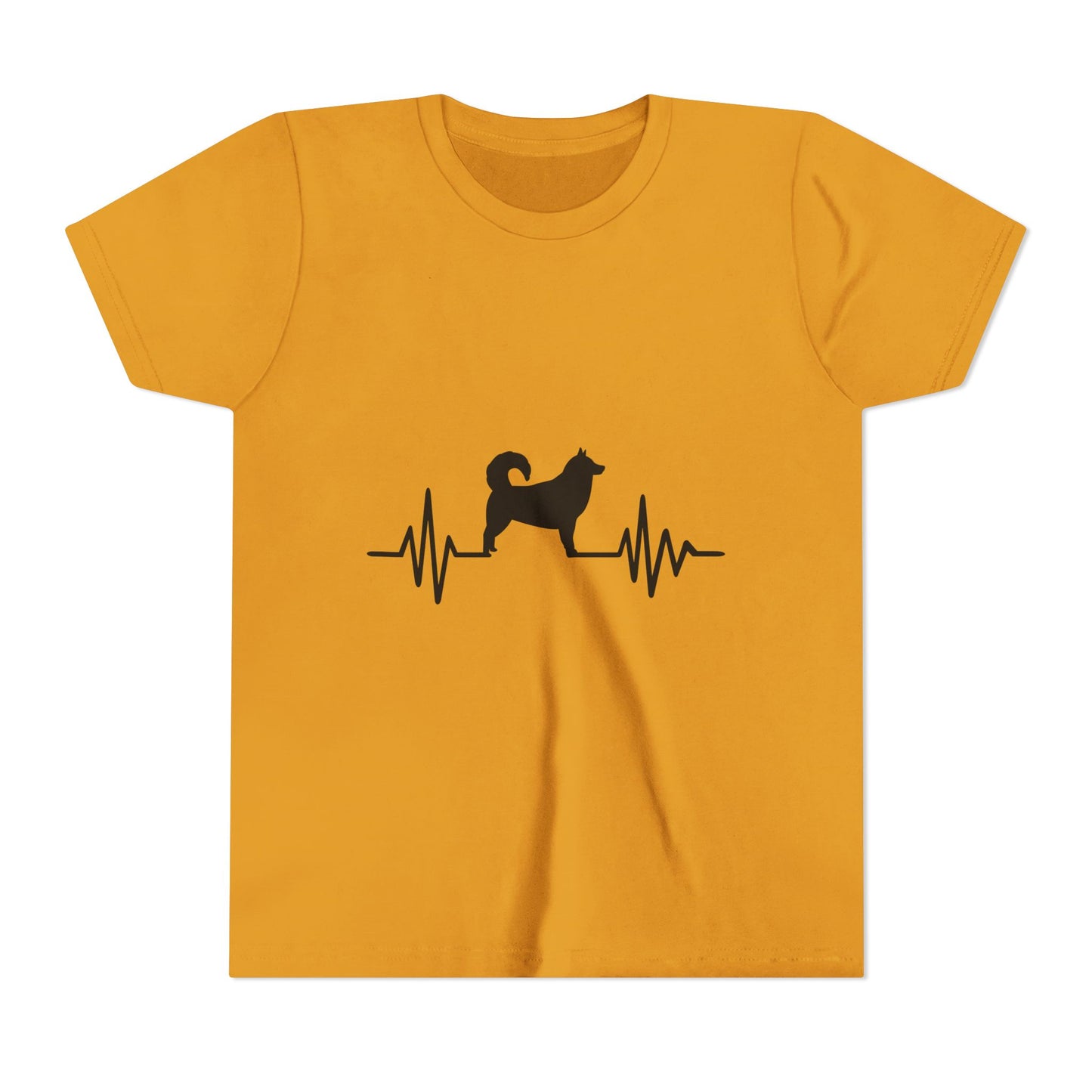 My Heart Beats For Malamutes Youth Unisex Short Sleeve Crewneck Tee