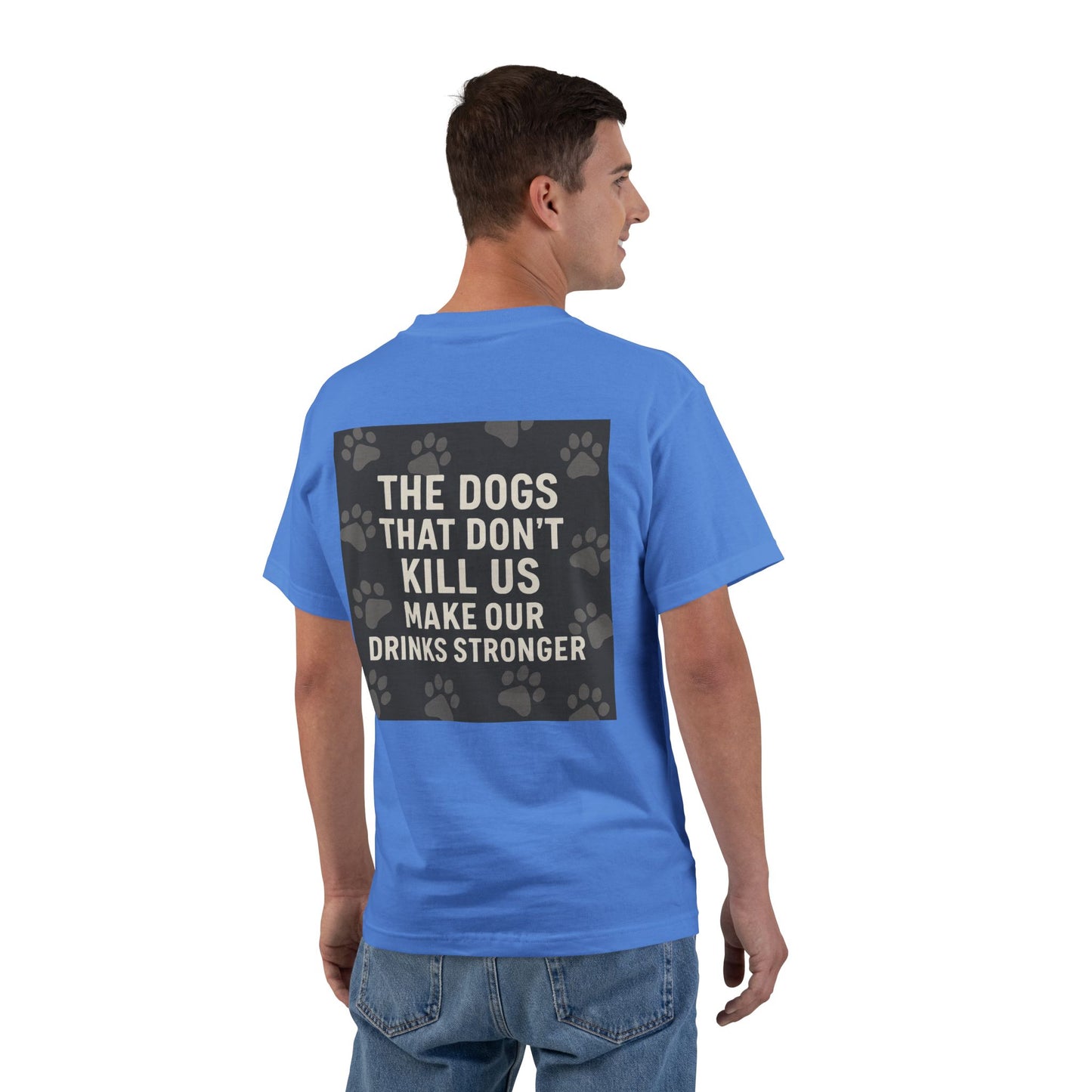 Drinks Stronger Men's Short-Sleeve Crewneck Tee