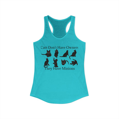 Cat Minions Women's Racerback Tank