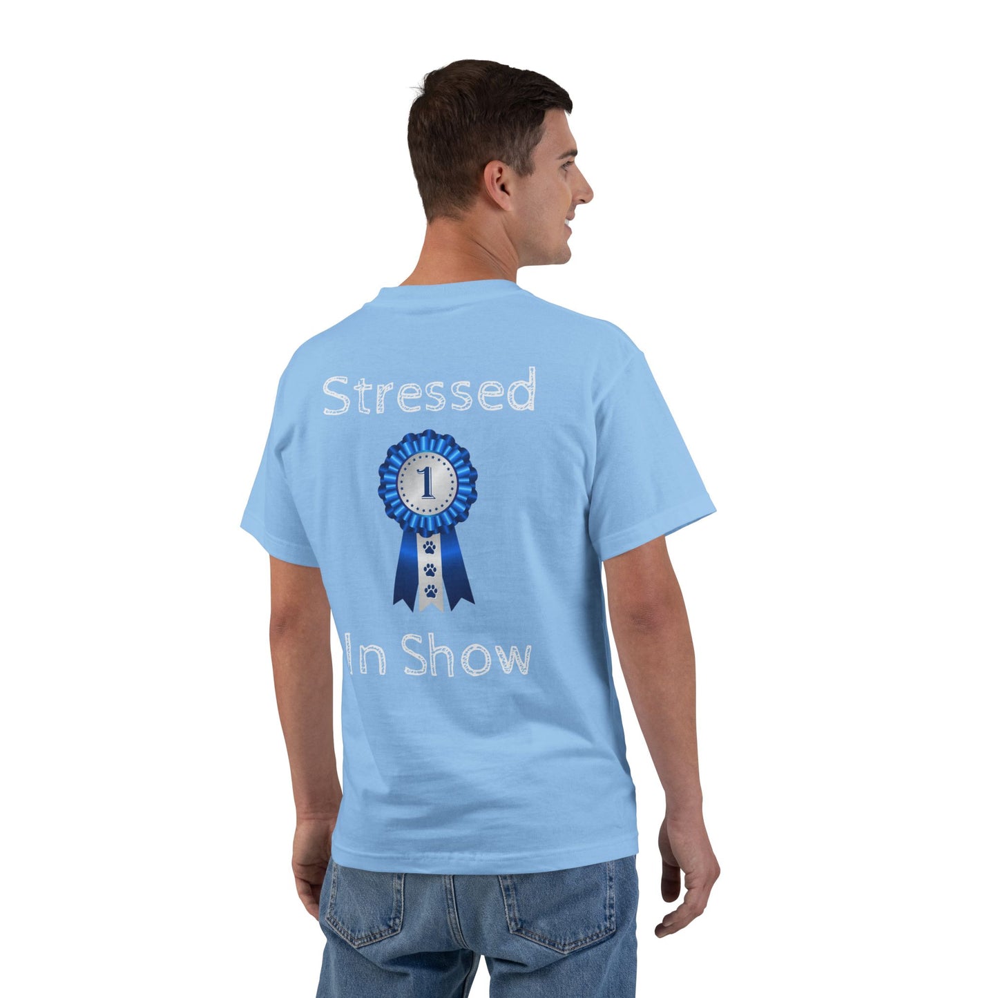 Stressed In Show Men's Short-Sleeve Crewneck Tee