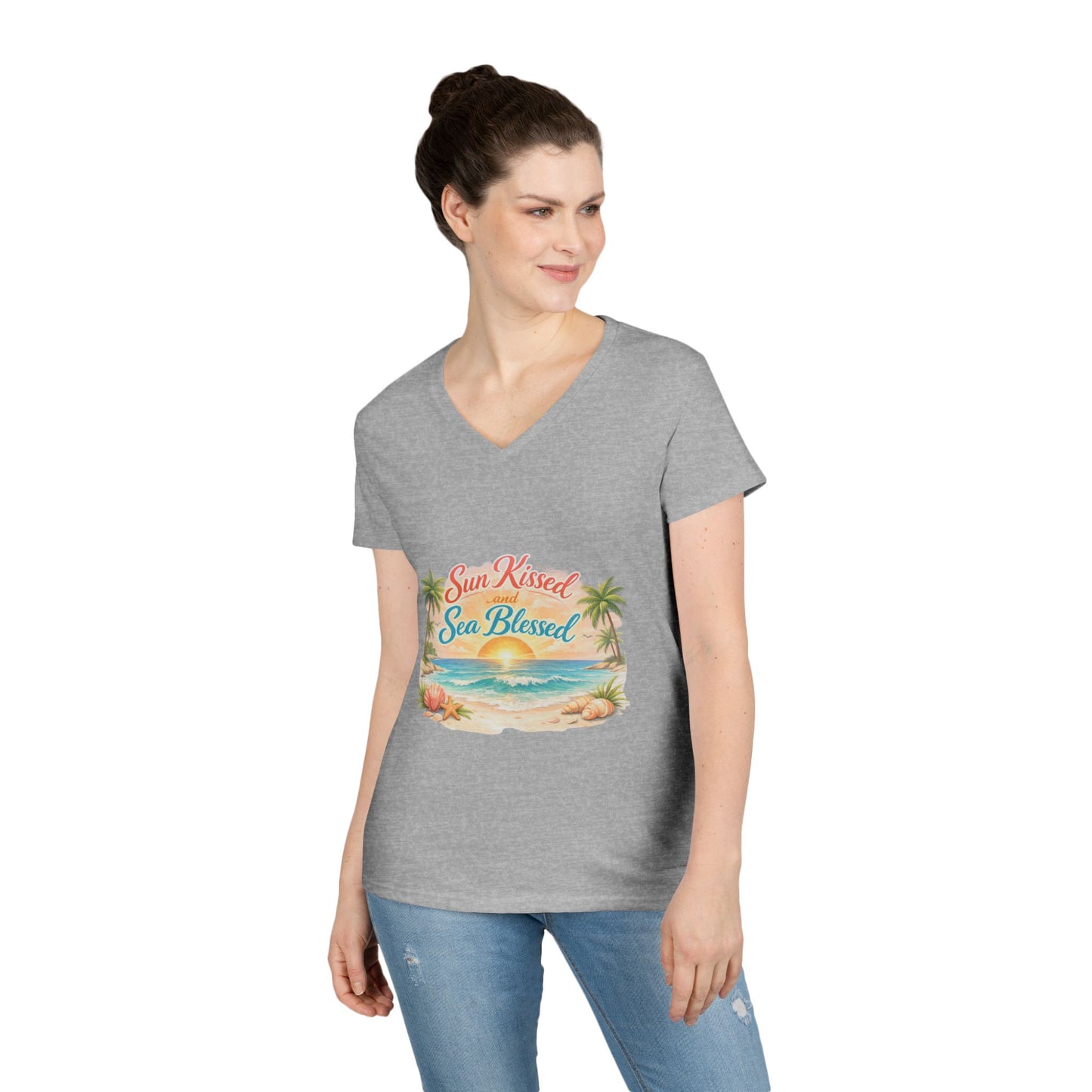 Sun Kissed Women's V-Neck T-Shirt