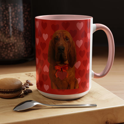 Cupid's Companion Bloodhound 2-Tone Coffee Mug
