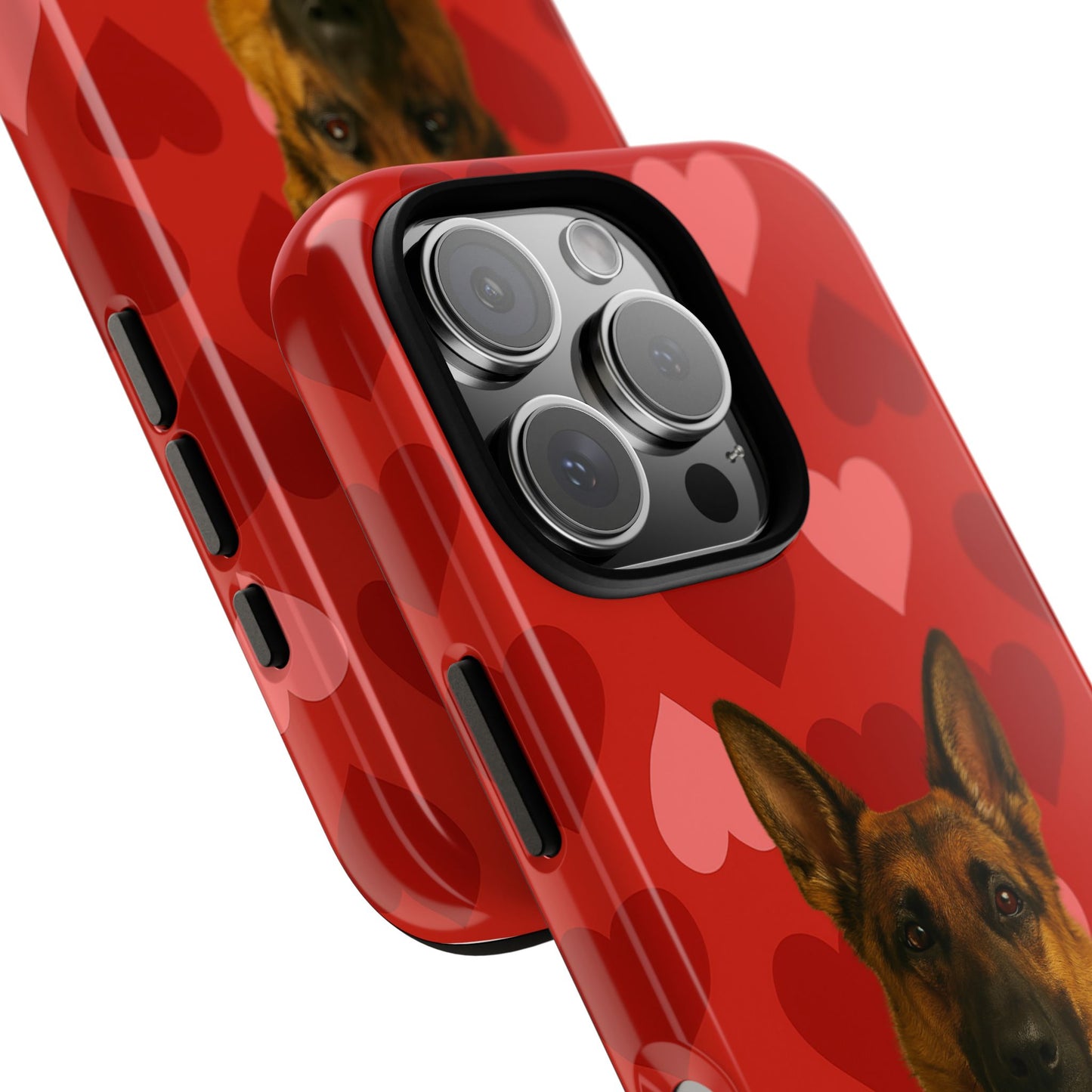Cupid's Companion German Shepherd iPhone Case