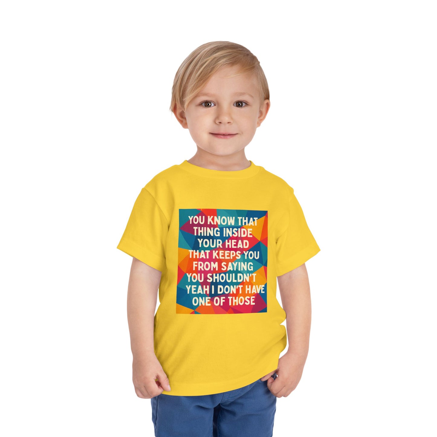 No Filter Toddler Unisex Short Sleeve Crewneck Tee