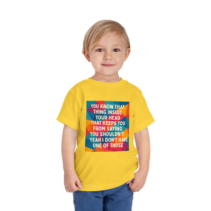 No Filter Toddler Unisex Short Sleeve Crewneck Tee
