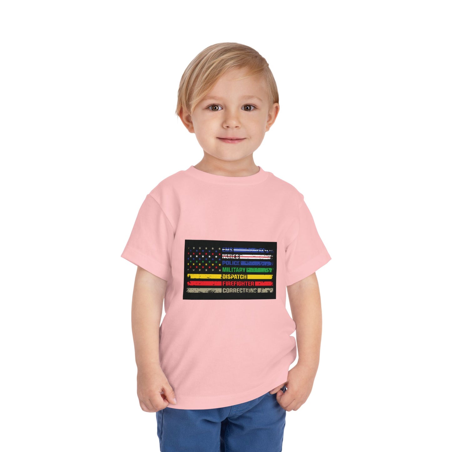 First Responder Toddler Unisex Short Sleeve Crewneck Tee
