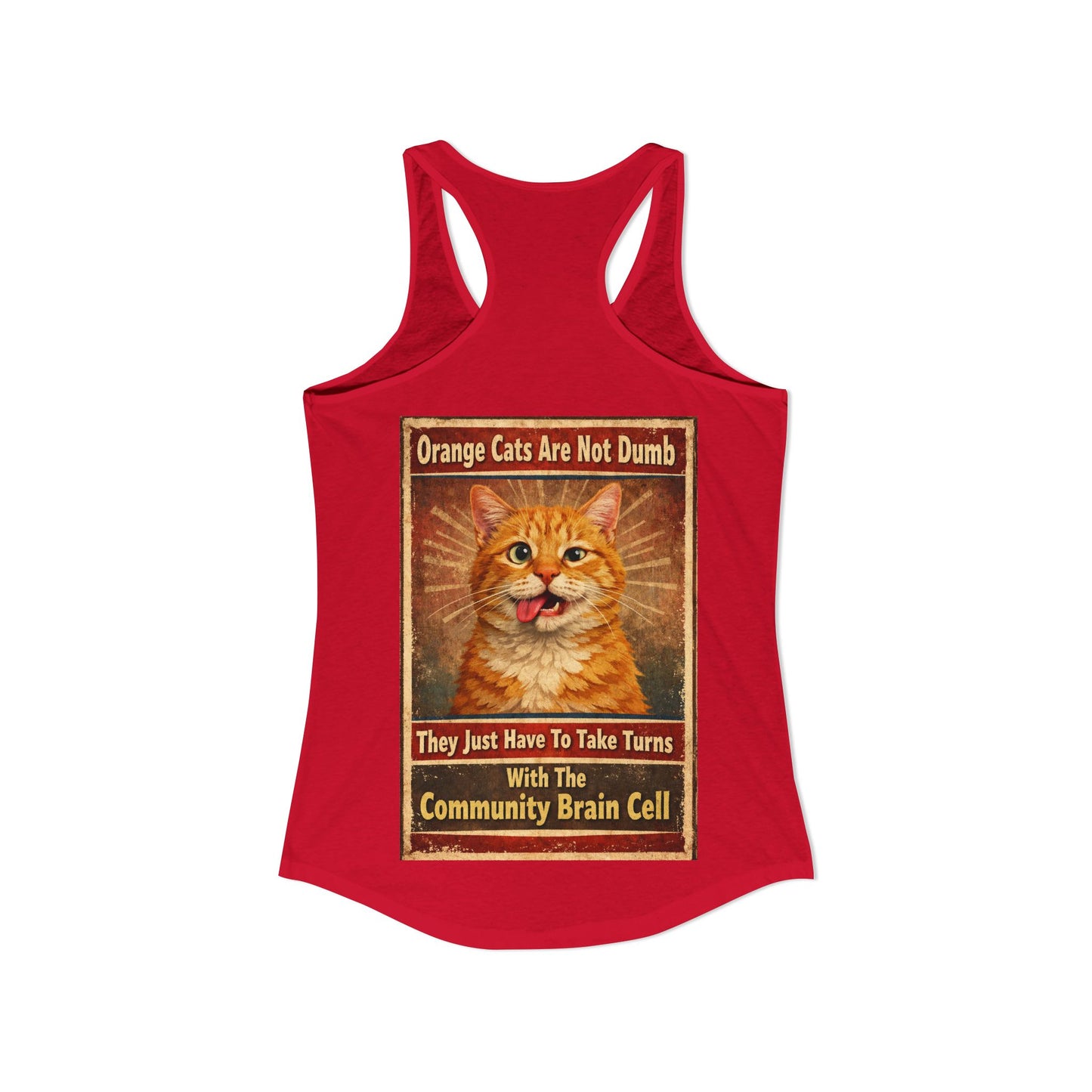 Community Brain Cell Women's Racerback Tank