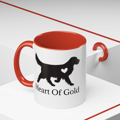 Heart Of Gold 2-Tone Coffee Mug