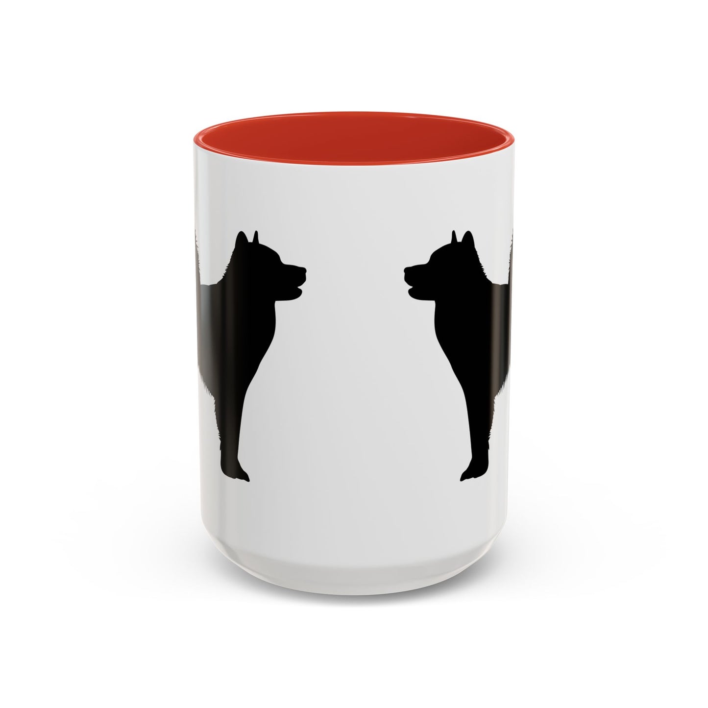 Malamute Silhouette 2-Tone Coffee Mug