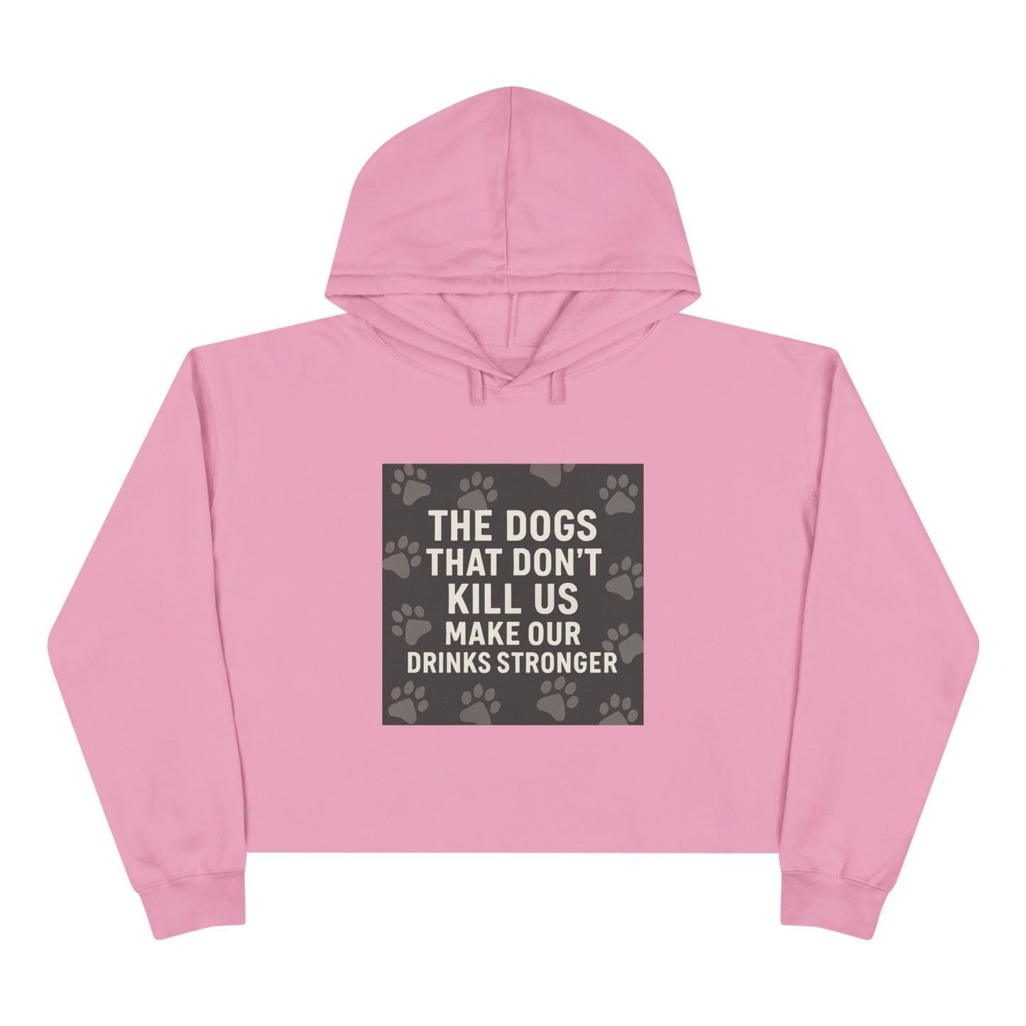 Drinks Stronger Women's Crop Hoodie