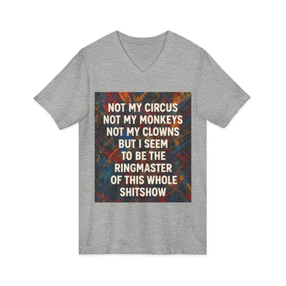Ringmaster Unisex Short Sleeve V-Neck Tee