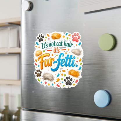 Fur-Fetti Cat Vinyl Decal