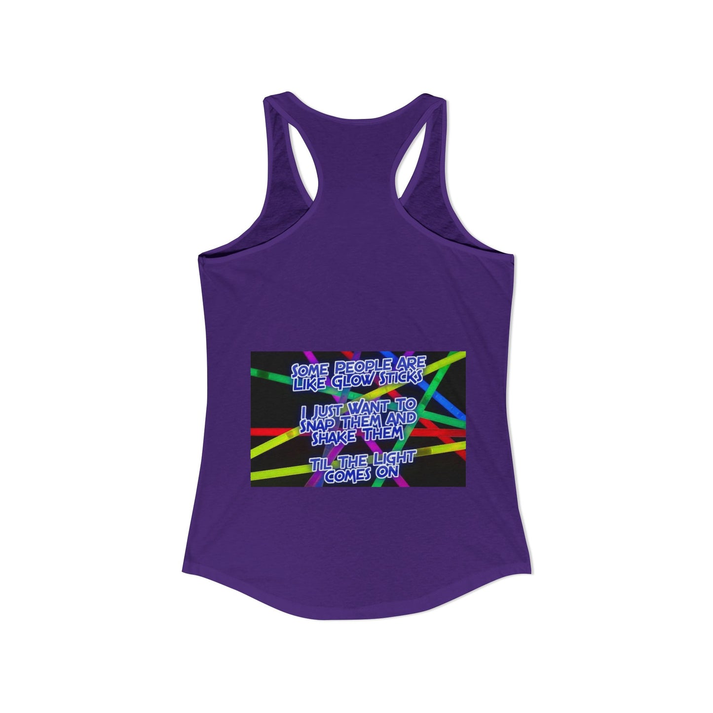 Glow Sticks Women's Racerback Tank