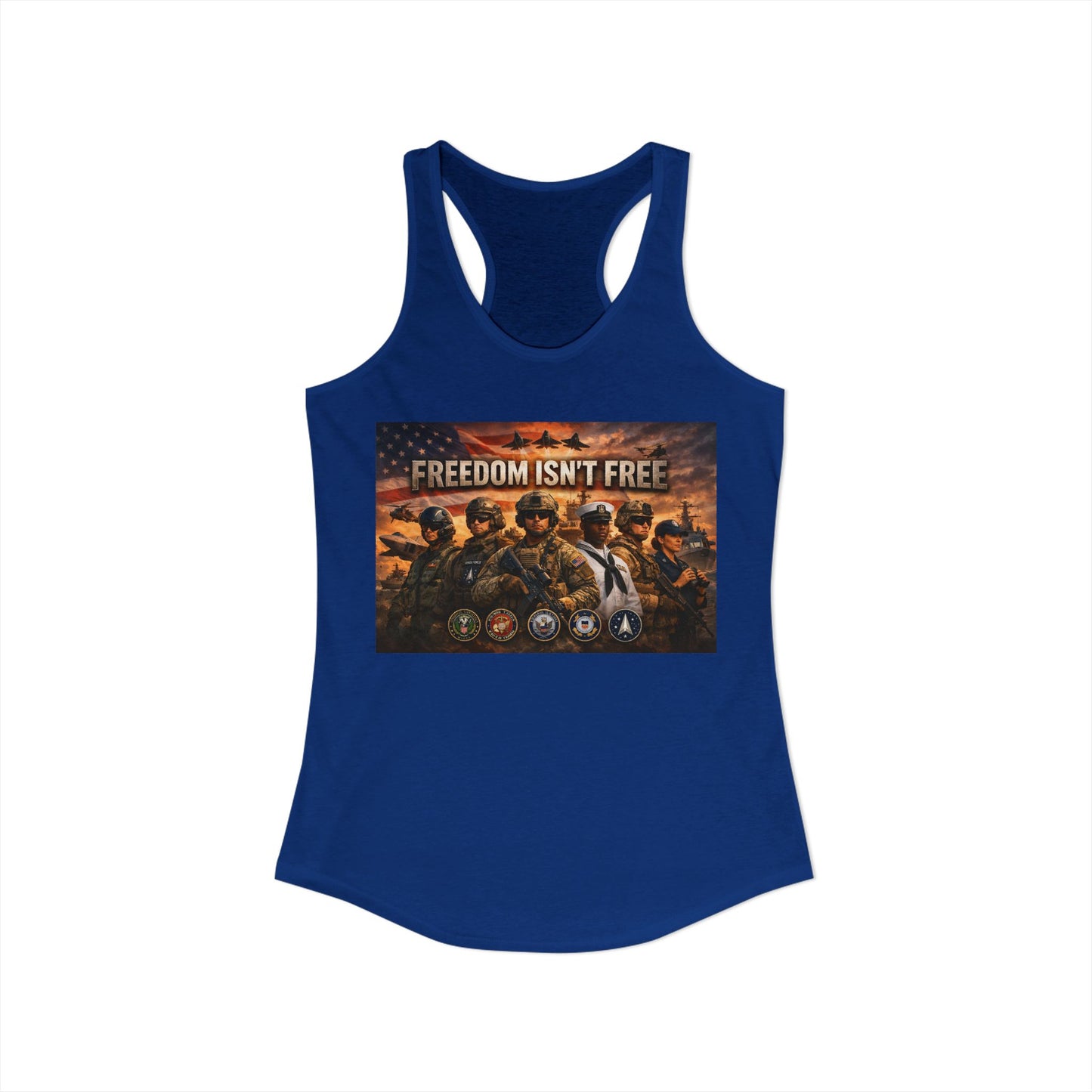 Freedom Isn't Free Women's Racerback Tank