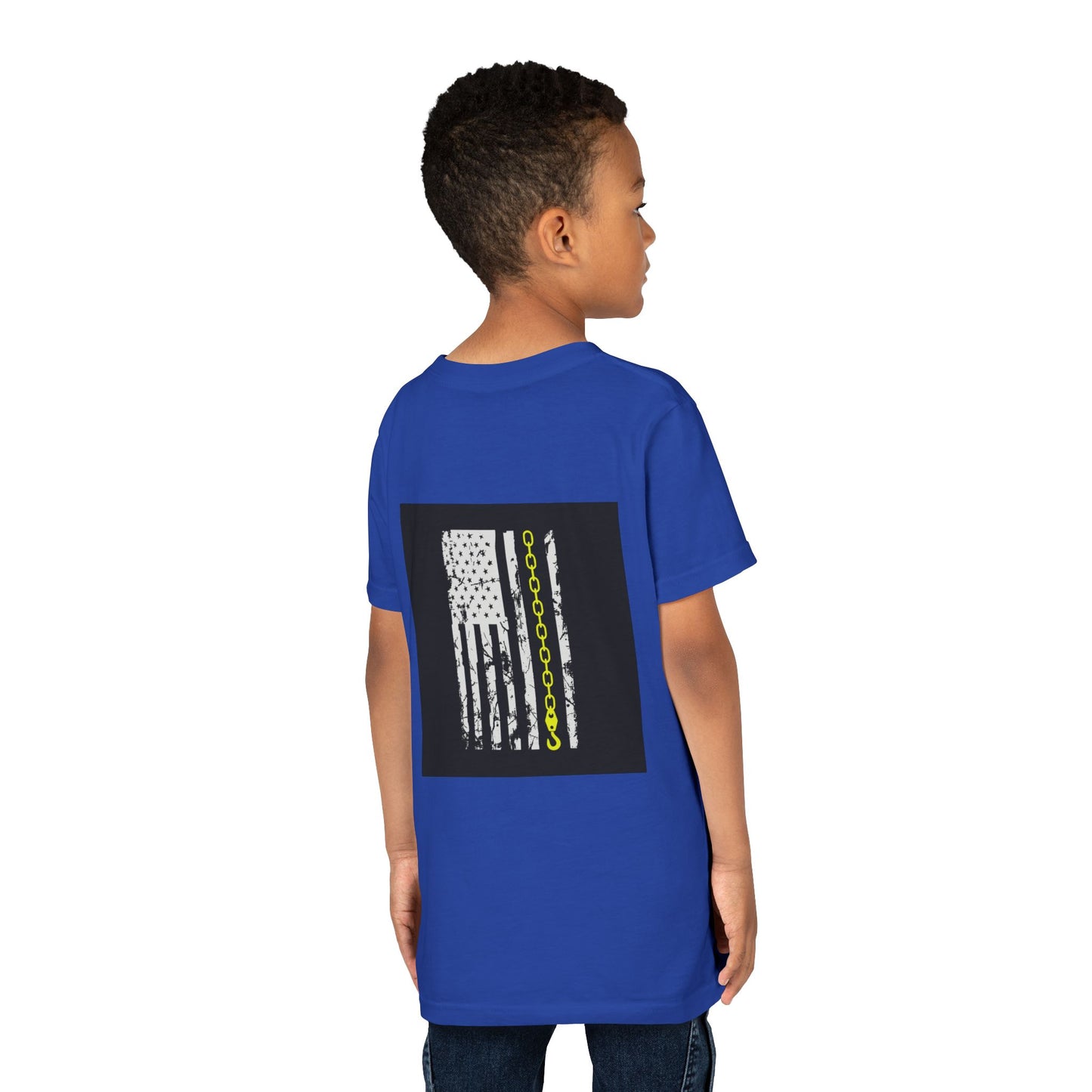 Thin Yellow Line Youth Unisex Short Sleeve Crewneck Tee