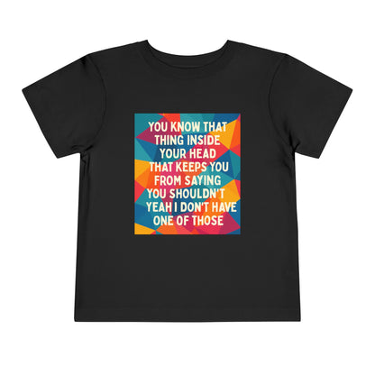 No Filter Toddler Unisex Short Sleeve Crewneck Tee
