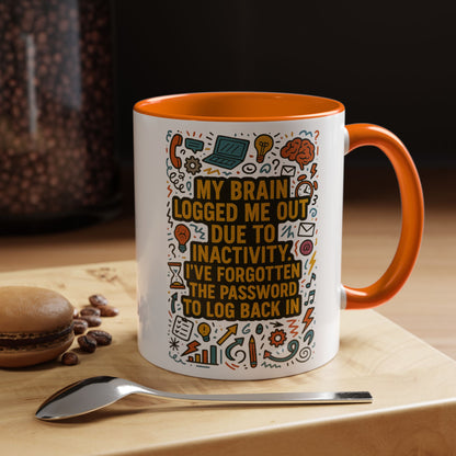 Logged Out 2-Tone Coffee Mug