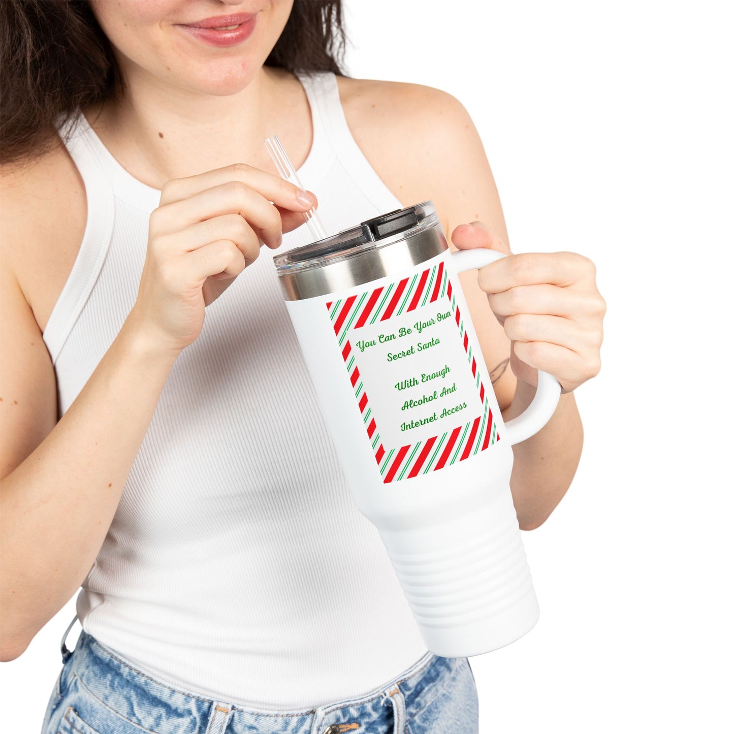Your Own Secret Santa Insulated Travel Mug