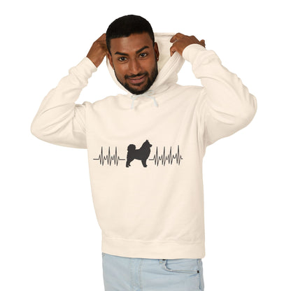 My Heart Beats For Samoyeds Unisex Lightweight Hoodie