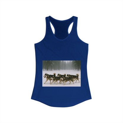 Mush On Women's Racerback Tank