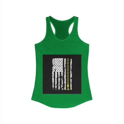 Thin Yellow Line Women's Racerback Tank