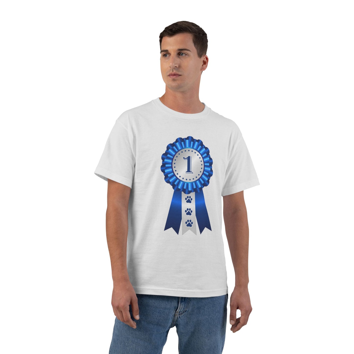 Show Ribbon Men's Short-Sleeve Crewneck Tee