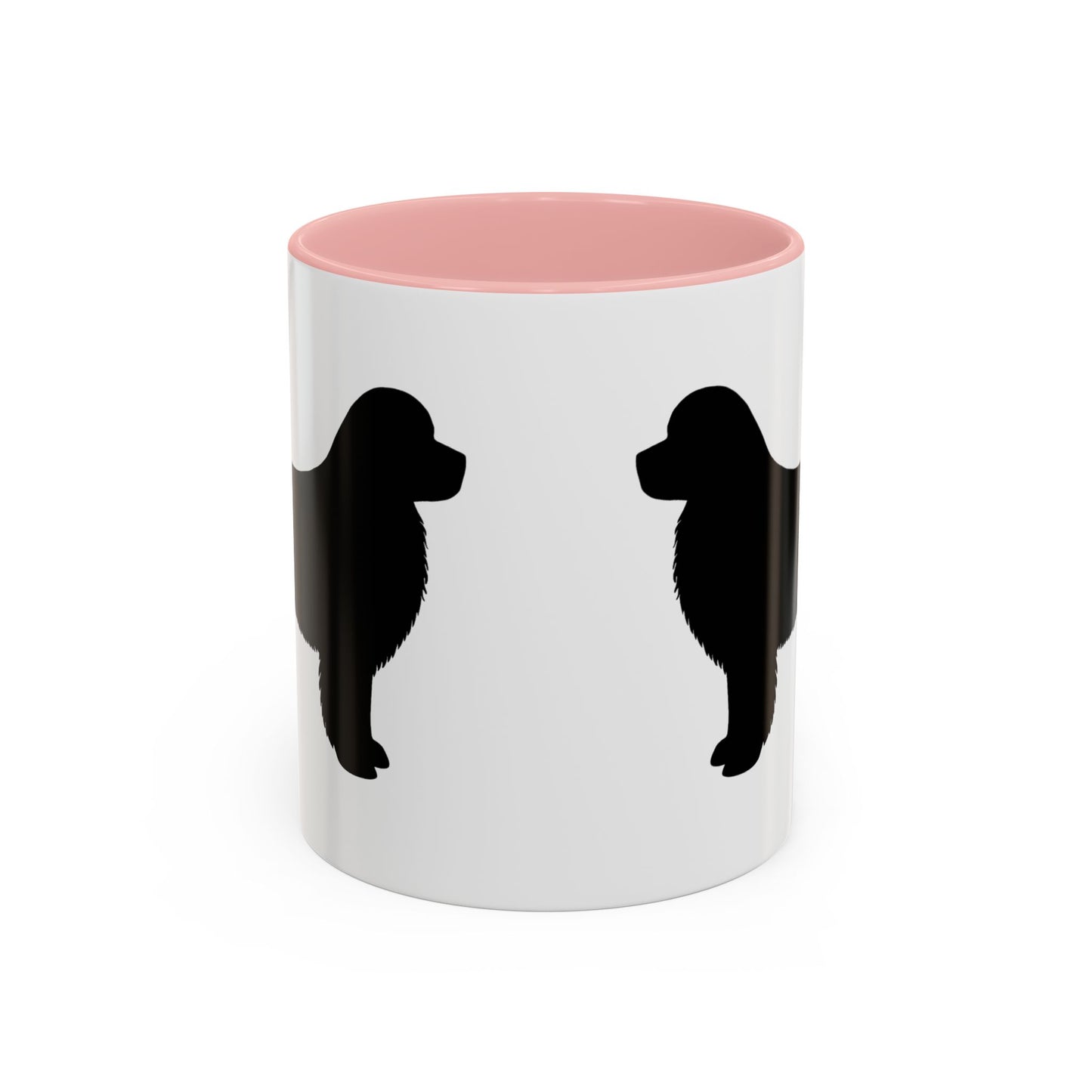 Newfie Silhouette 2-Tone Coffee Mug