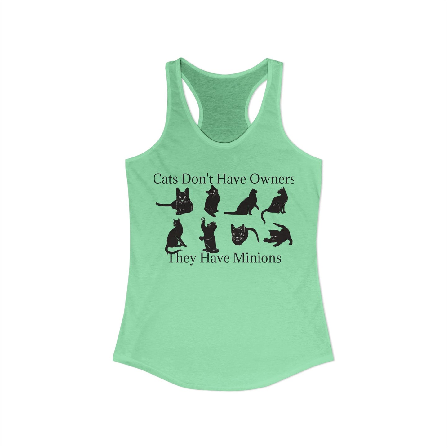 Cat Minions Women's Racerback Tank