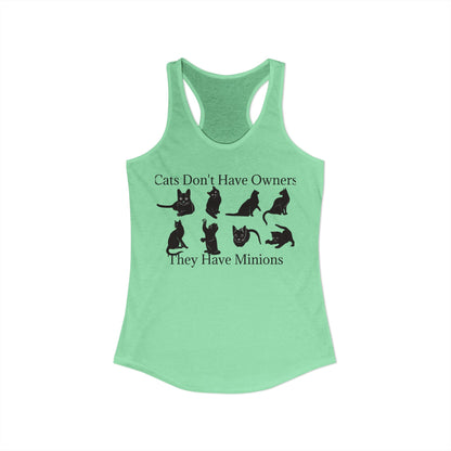 Cat Minions Women's Racerback Tank