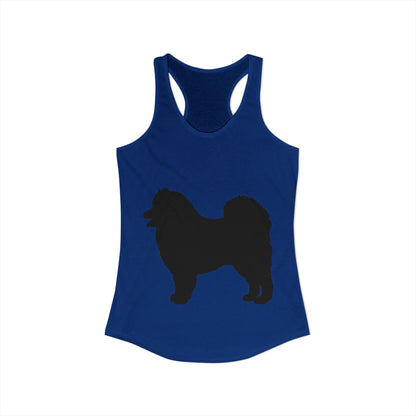 Samoyed Silhouette Women's Racerback Tank