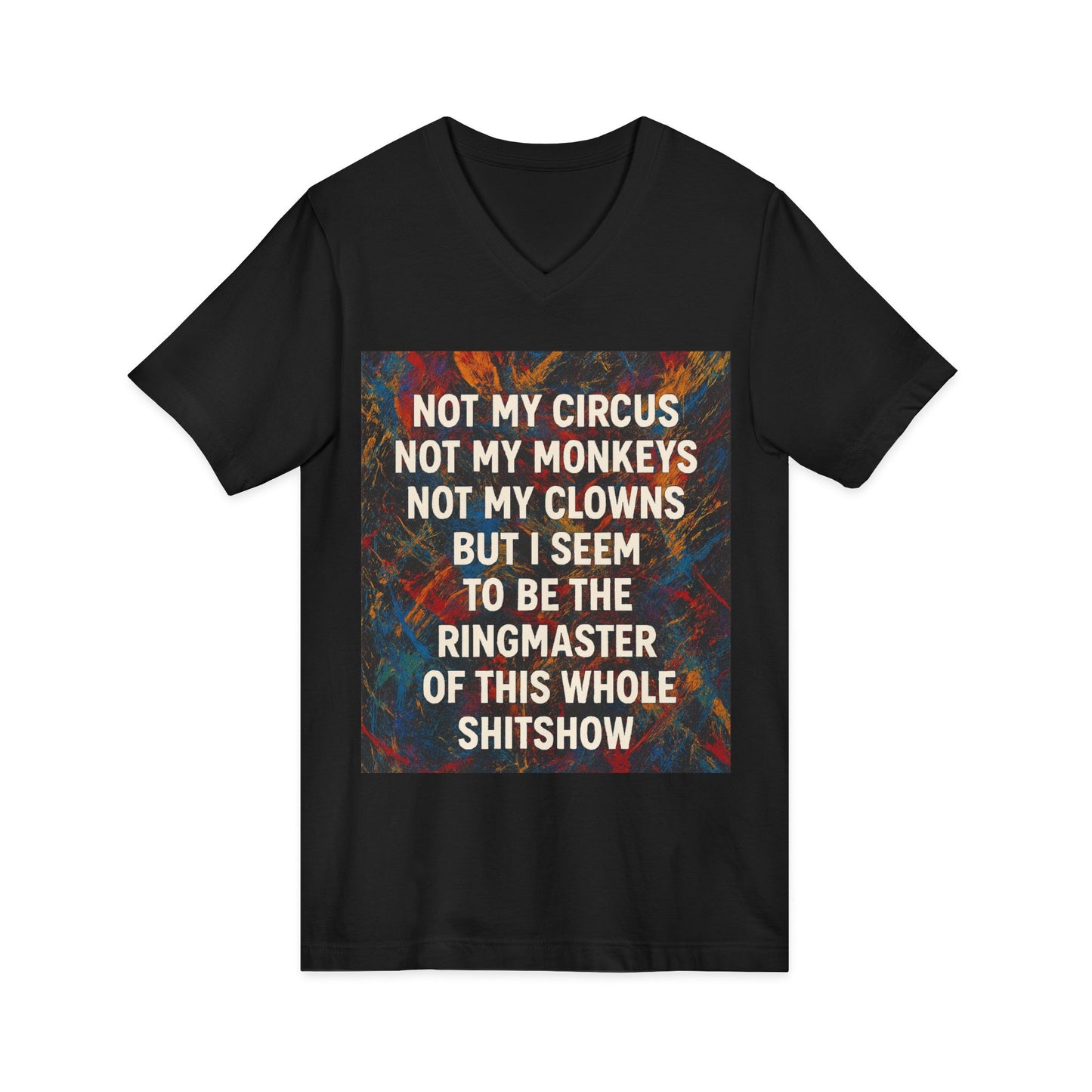 Ringmaster Unisex Short Sleeve V-Neck Tee