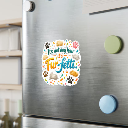 Fur-Fetti Dog Vinyl Decal