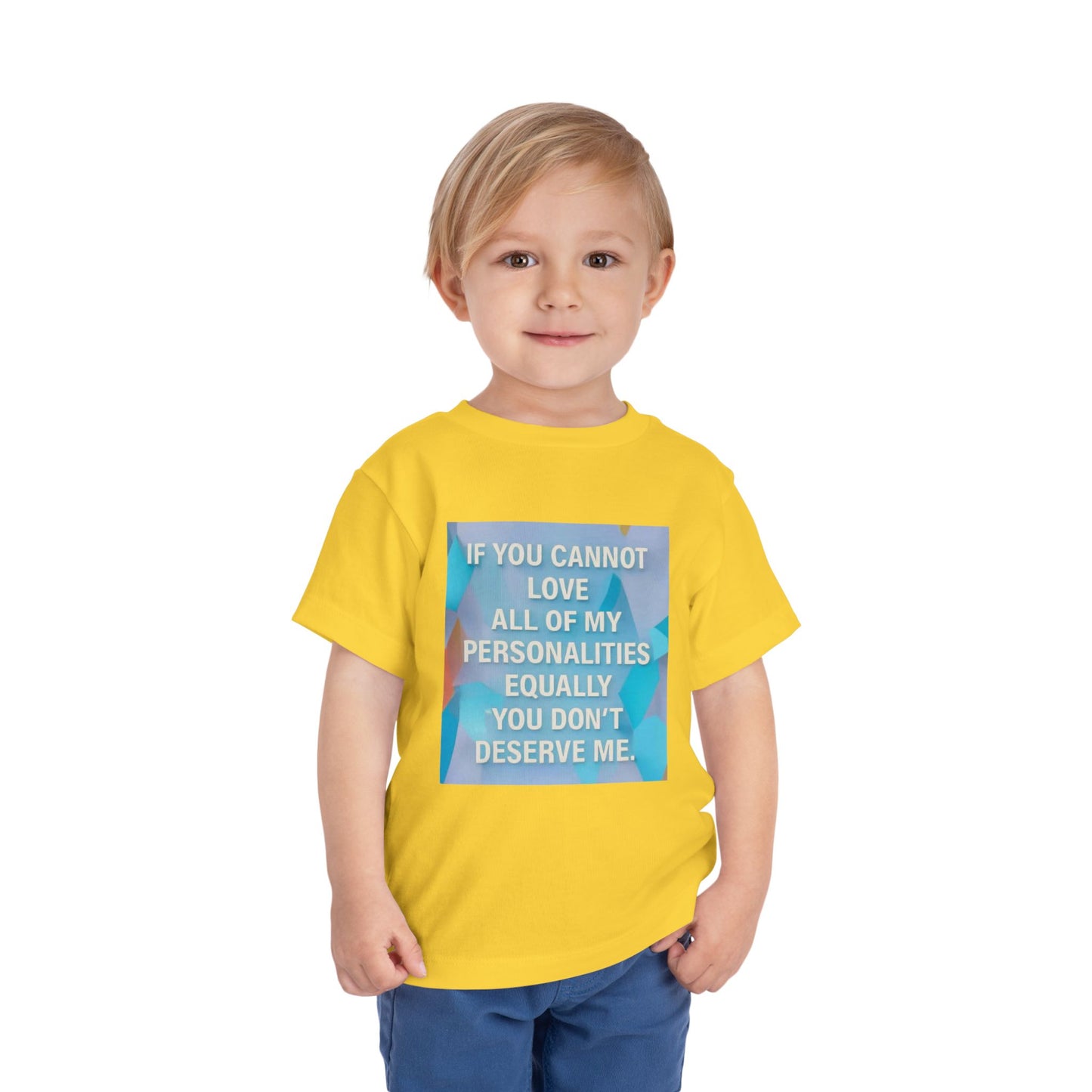All Of My Personalities Toddler Unisex Short Sleeve Crewneck Tee