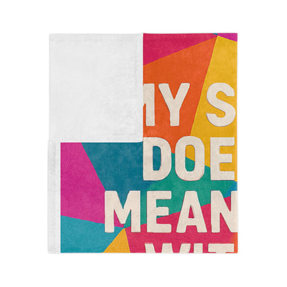 Speechless Velveteen Microfiber Blanket