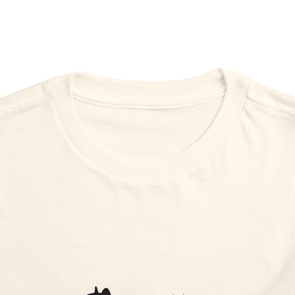 Malamute Silhouette Toddler Unisex Short Sleeve Crewneck Tee