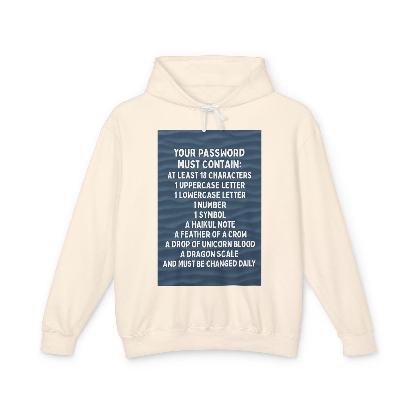 Password Unisex Lightweight Hoodie