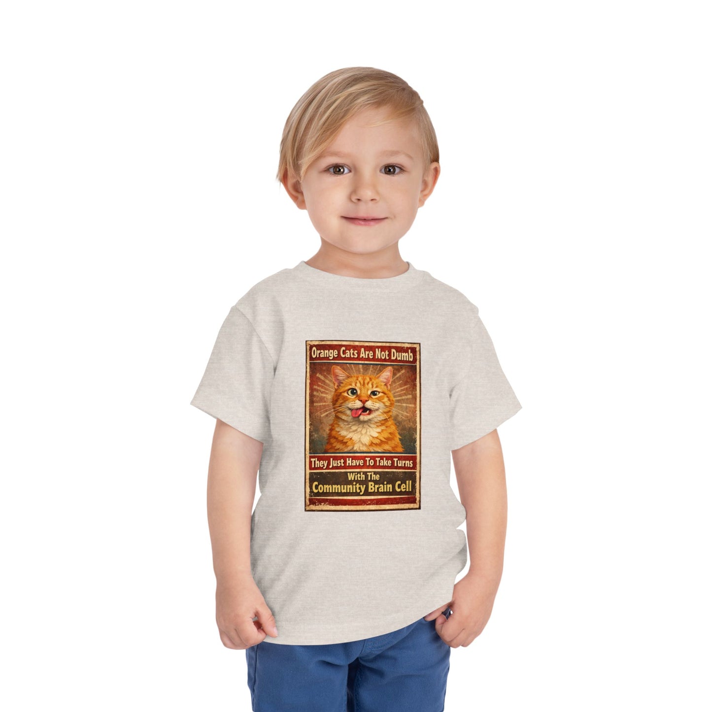Community Brain Cell Toddler Unisex Short Sleeve Crewneck Tee
